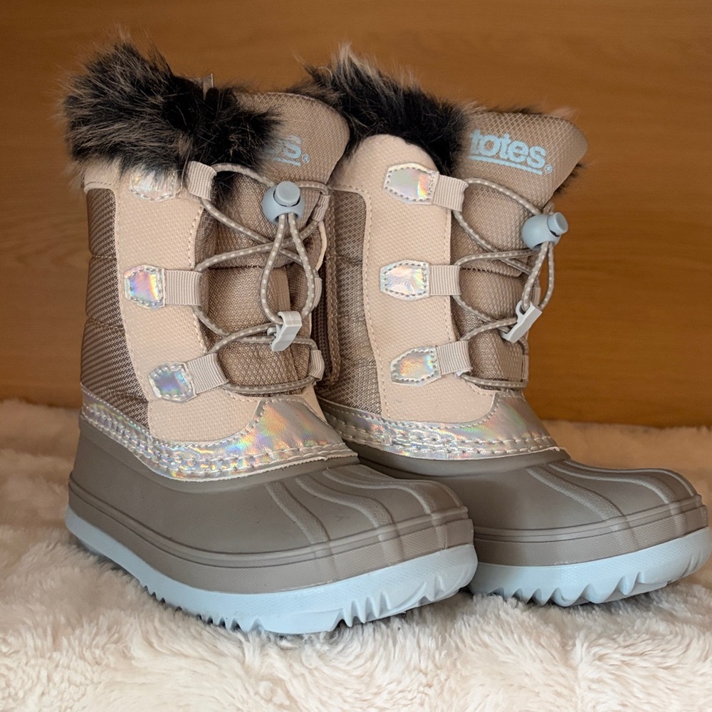 ✨$34✨NWT• Totes Lil Keri Toddler Winter Boot | Grey | Size 11